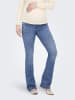 ONLY Flared fit jeans in Medium Blue Denim