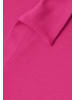 Street One Dropped Shoulder Poloshirt mit Elastikbund in Rosa