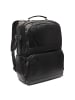 The Chesterfield Brand Lennox Business-Rucksack Leder 42 cm Laptopfach in black