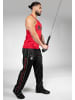 Gorilla Wear Trainingshose - Functional Mesh Pants - Schwarz/Rot