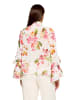 Vera Mont Chiffonbluse mit Volant in Cream/Rosé