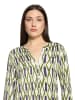 CARTOON Casual-Bluse mit Muster in Green/Blue