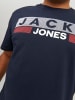 JACK & JONES PLUS T-shirt in Navy Blazer