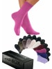 GO IN Basicsocken in 2x braun, 2x beige, 2x lila, khaki, 11x schwarz