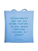 Mr. & Mrs. Panda Tote Bag Spruch Herzschmerz Eiscreme mit Spruch in Sky Blue