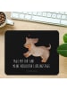 Mr. & Mrs. Panda Mauspad Hund Dackel mit Spruch in Schwarz