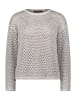 Betty Barclay Strickpullover mit Lochmuster in Patch Taupe/Beige