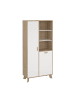 ebuy24 Vitrinenschrank Ikast Eiche 89 x 40 cm