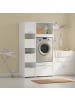 SoBuy Wäschekommode in Reinweiß - (W) 40 x (H) 186.4 x (L) 60 cm