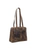 Greenburry Vintage Schultertasche Leder 35 cm in brown