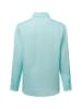 Marie Lund Leinenbluse in türkis - 0009