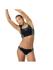 Speedo Placement Bikini zweiteiler Badeanzug in Black