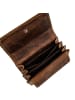 Greenburry Vintage Geldbörse RFID Schutz Leder 10 cm braun