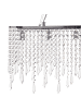 Beliani Pendelleuchten CALVELLE in Silber - (W) 65 x (H) 120 x (L) 20 cm