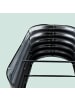 relaxdays Hochbeet in Anthrazit - (B)150 x (H)45 x (T)60 cm