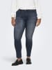 ONLY Carmakoma Skinny Jeans in Blue Black Denim