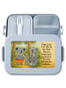 Mr. & Mrs. Panda Lunchbox Koala Familie Design mit Spruch in Blau Pastell