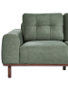 Beliani 2-Sitzer Sofa LAURILA in Grün/Braun - (W) 170 x (H) 71 x (L) 92 cm