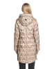 Gil Bret Daunenmantel mit Kapuze in beige