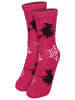 United Labels Halloween Socken Hexe & Spinnennetz Sneaker Strümpfe in pink