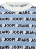 JOOP! Strickpullover Kolinda in hellblau weiß - 0001