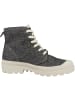 Palladium Schnürboots Pampa Avenue High Glit in grau