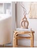Beliani Blumenvase KOZANI in Beige - (W) 17 x (H) 28 x (L) 9 cm