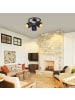 ZMH Deckenleuchte in Schwarzgold 3-flammige E14 Vintage Deckenlampe