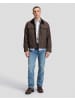 Lee Overshirt Cord Collar Mix in Chocolate Torte