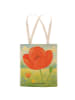 Mr. & Mrs. Panda Henkeltasche Blume Mohnblume Design ohne Spruch in Weiß