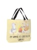 Mr. & Mrs. Panda Shopper Sommer Sonntag mit Spruch in Gelb Pastell