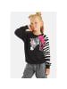Denokids Sweatshirt Zebra Ruffled in schwarz