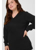KAFFE curve Sweatshirt KCannita Loose fit in Black Deep