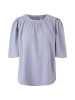 QS Bluse kurzarm in Blau