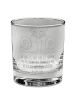 Mr. & Mrs. Panda Whiskey Glas Schnecken Liebe mit Spruch in Transparent