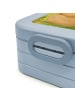 Mr. & Mrs. Panda MEPAL Bentobox Wombat Design mit Spruch in Blau Pastell