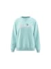 IZIA Women Sweatshirt in Aqua