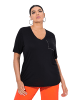 Ulla Popken Shirt in schwarz