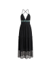 Trussardi Jeans Schwarz Baumwolle Damen Kleid