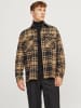 Jack & Jones Overshirt in Brown Sugar