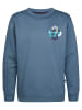 Petrol Industries Lockeres Sweatshirt mit Print Ironbrook in Blau