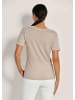 MADELEINE Print-Shirt mit Strass aus Leinen in berber