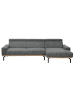 58 aufm Kessel SOFA mit Longchair rechts Katrien Cordstoff anthrazit