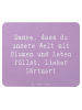 Mr. & Mrs. Panda Mauspad Spruch Gärtner Dankeschön mit Spruch in Lavendeltraum