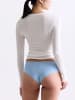 Erlich Textil  Light Touch High Waist Brazil STRING IM 3er PACK in denim