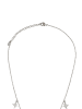 ANELY Halskette Sterne Edelstahl 40 cm in Silber