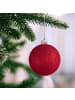 relaxdays 30-tlg. Weihnachtskugeln Set in Rot