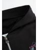 Coccodrillo Reißverschlussjacke in schwarz