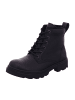 Ecco Damenschnürrstiefel warm flach Womens in  Schwarz
