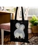 Mr. & Mrs. Panda Shopper Pinguine Kuscheln ohne Spruch in Schwarz
